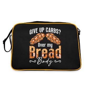 Régime faible en glucides Abandonner les glucides sur ma vie saine - Sac Retro - noir/or - Dos