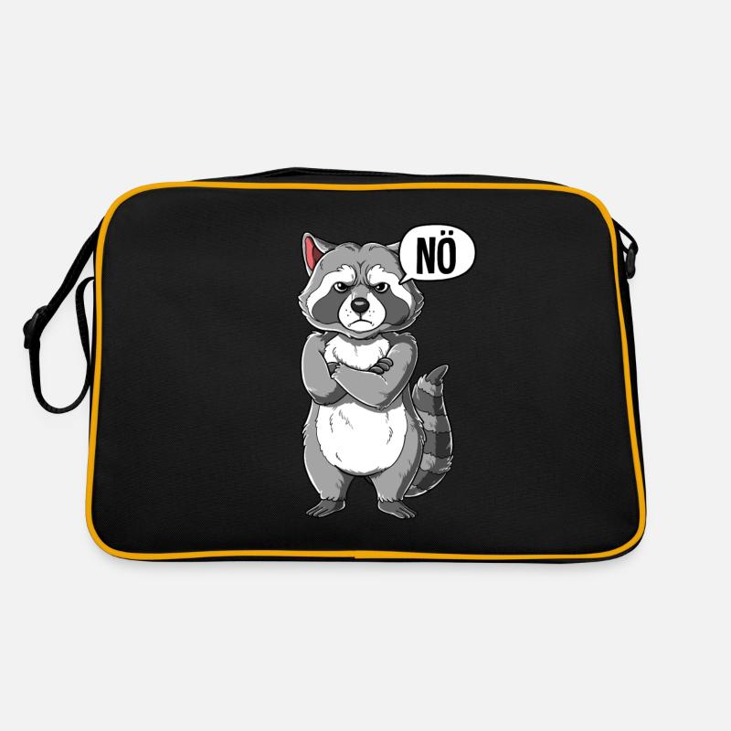 Waschbär Nö Retro Tasche