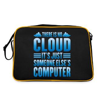 There Is No Cloud, It's Just Someone's Computer 13 - Retro Bag - black/gold - Back