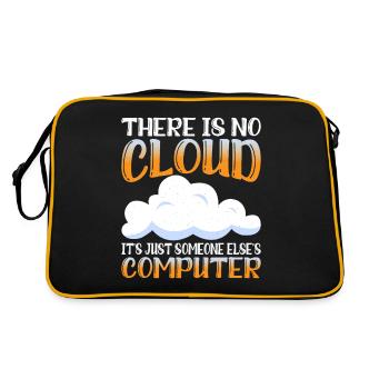 There Is No Cloud, It's Just Someone's Computer 15 - Retro Tasche - Schwarz/Gold - Hinten