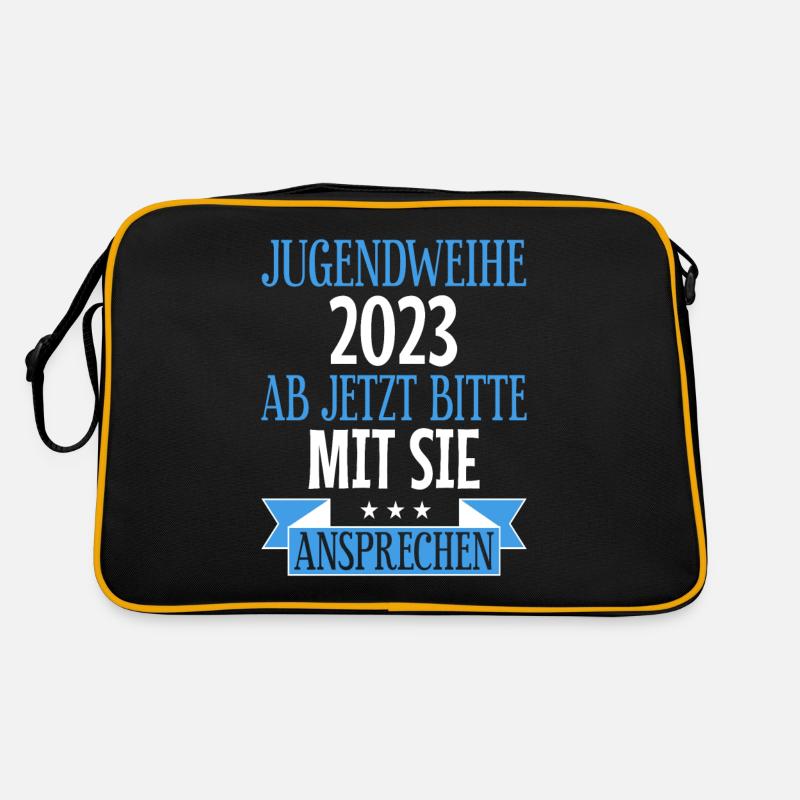 Jugendweihe 2023 Ab Jetzt Mit Sie Ansprechen Retro Tasche
