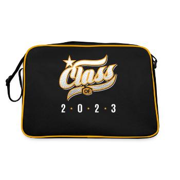 Class Of 2023 Senior 2023 Graduation School - Retro Bag - black/gold - Back