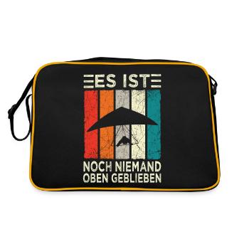 Hangglider Glider Hang Glider Dragon - Retro Bag - black/gold - Back