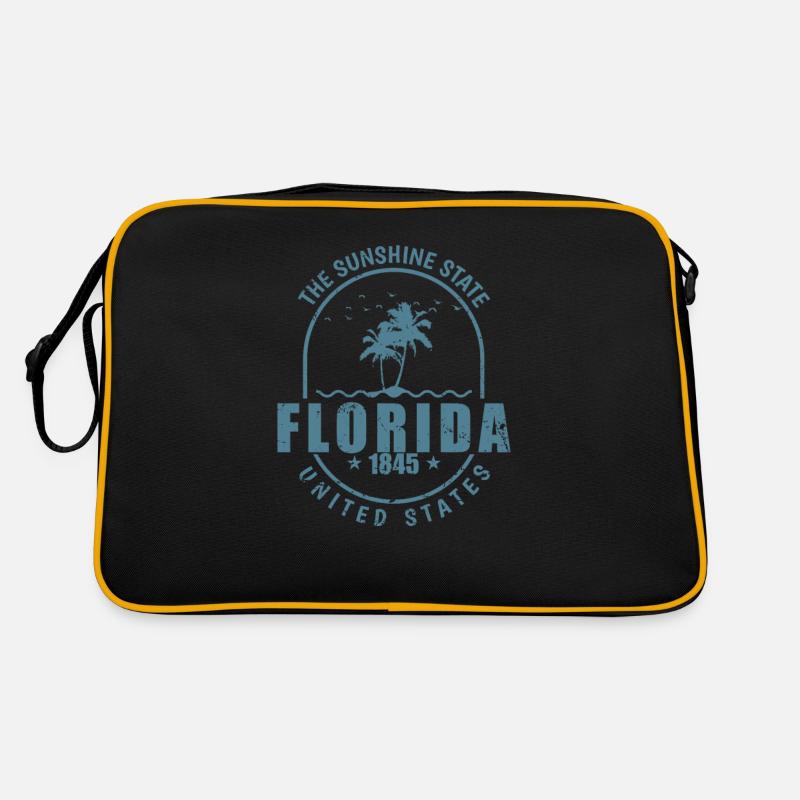 Floride The Sunshine State 1845 États-Unis Sac Retro