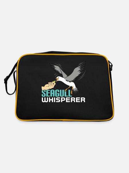 Seagull - Retro Bag - black/gold