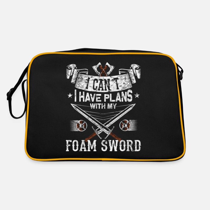 Funny Larp Sword Fighting RPG Retro Bag