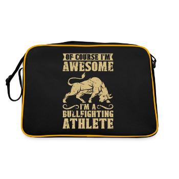 La tauromachie bien sûr, je suis génial aime la corrida - Sac Retro - noir/or - Dos