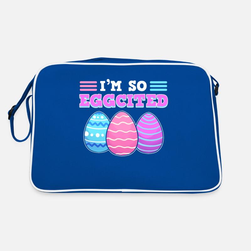 I'm So Eggcited Easter Retro Tasche