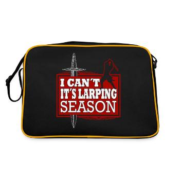 Jeu de rôle de combat à l’épée Larp amusant - Sac Retro - noir/or - Dos