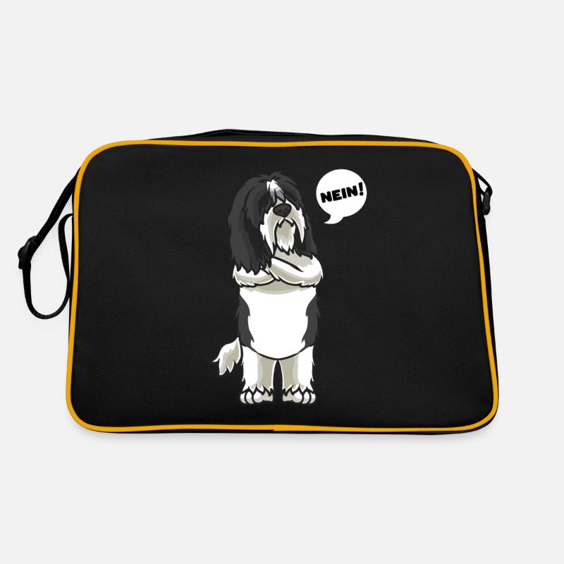 Le chien de Schamendo Têtu Non Sac Retro