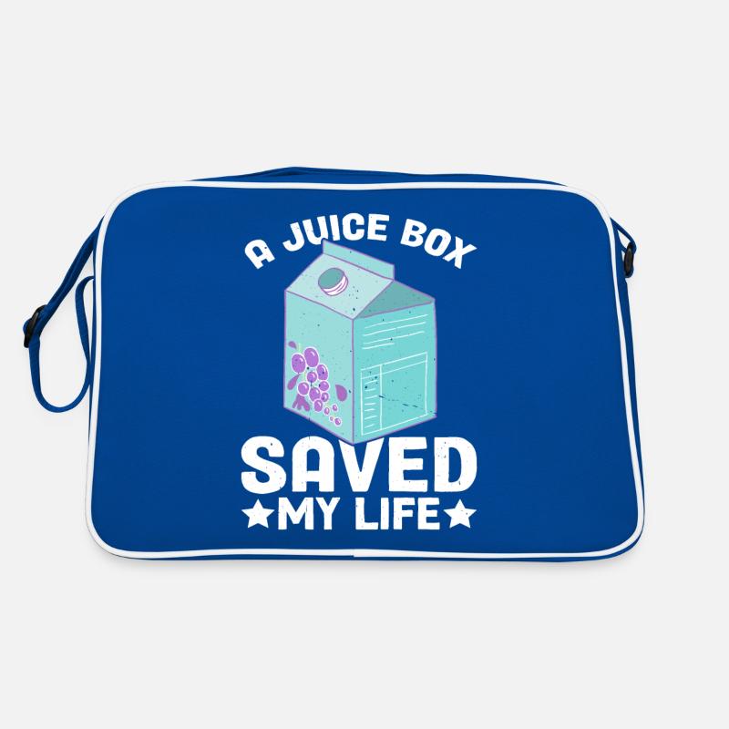 A Juice Box Saved My Life 9 Retro Tasche