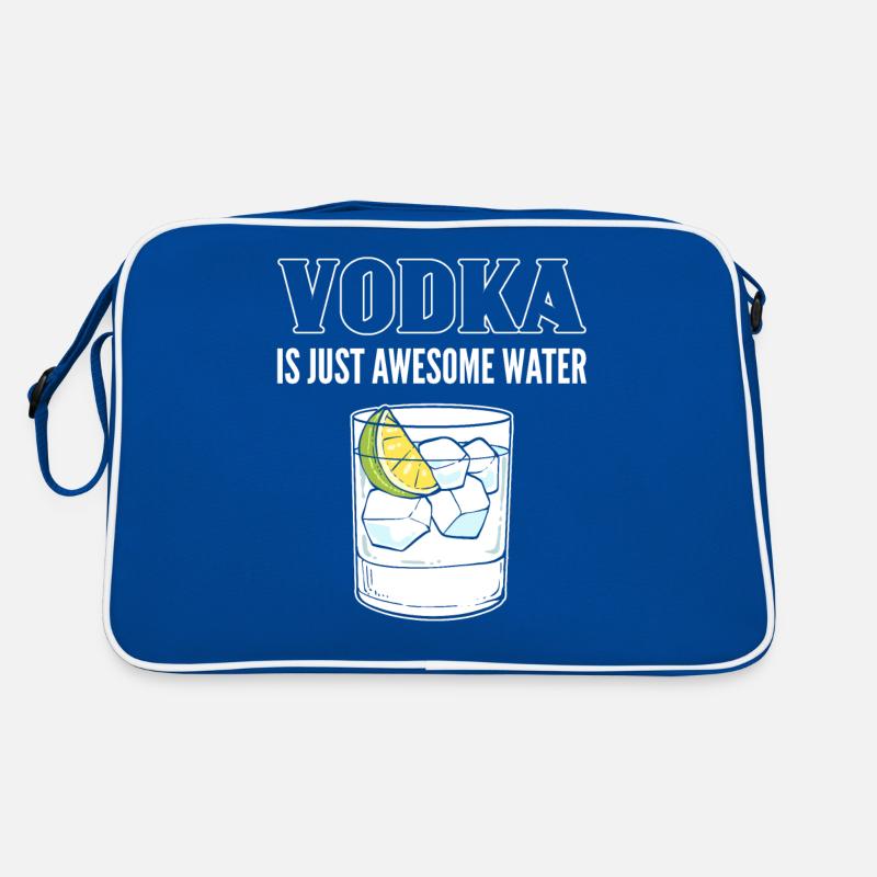 Vodka Is Just Awesome Water Wodka Retro Bag