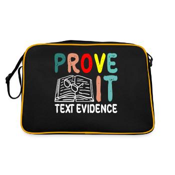 Prove It, Text Evidence 35 - Retro Bag - black/gold - Back