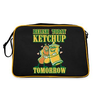 Savourez aujourd’hui Ketchup demain 4 - Sac Retro - noir/or - Dos