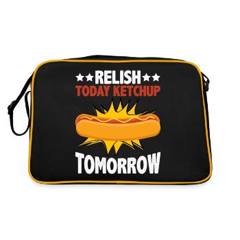 Savourez aujourd’hui Ketchup demain 5 - Sac Retro - noir/or - Dos