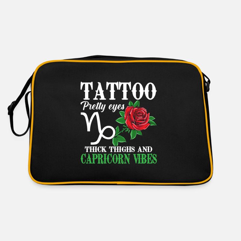 Sassy Capricorn Humor Steinbock Sternzeichen Gesch Retro Tasche