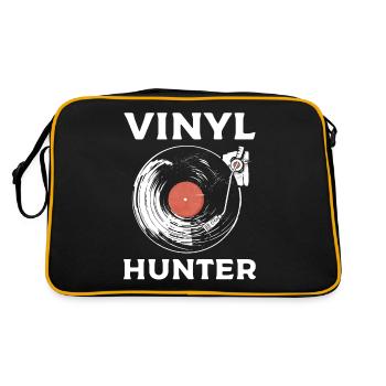 Collectionneur de disques vinyles Vinyl Hunter - Sac Retro - noir/or - Dos