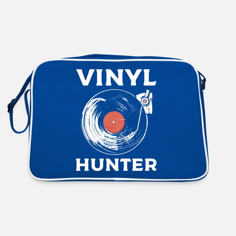 Collectionneur de disques vinyles Vinyl Hunter Sac Retro