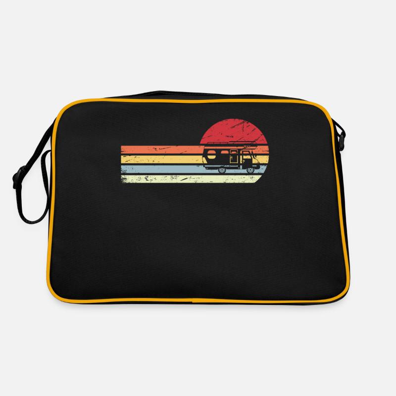 Sun and Retro Lines - Camper - Retro Bag