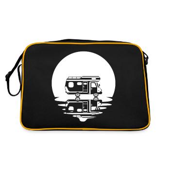 Cercle et Réflexion - Camping Van - - Sac Retro - noir/or - Dos