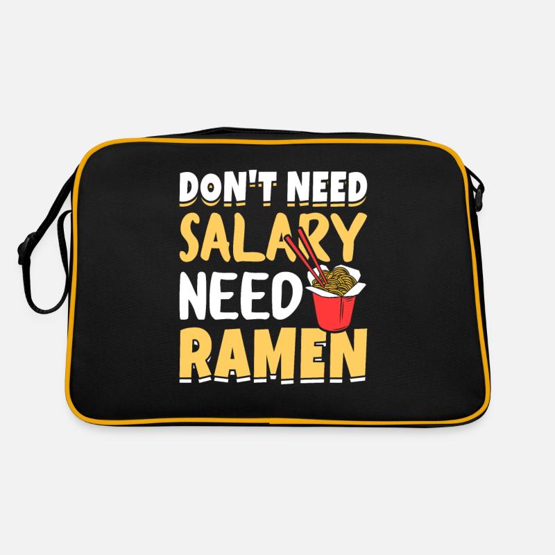 Don't need a salary, you need ramen - Retro Bag