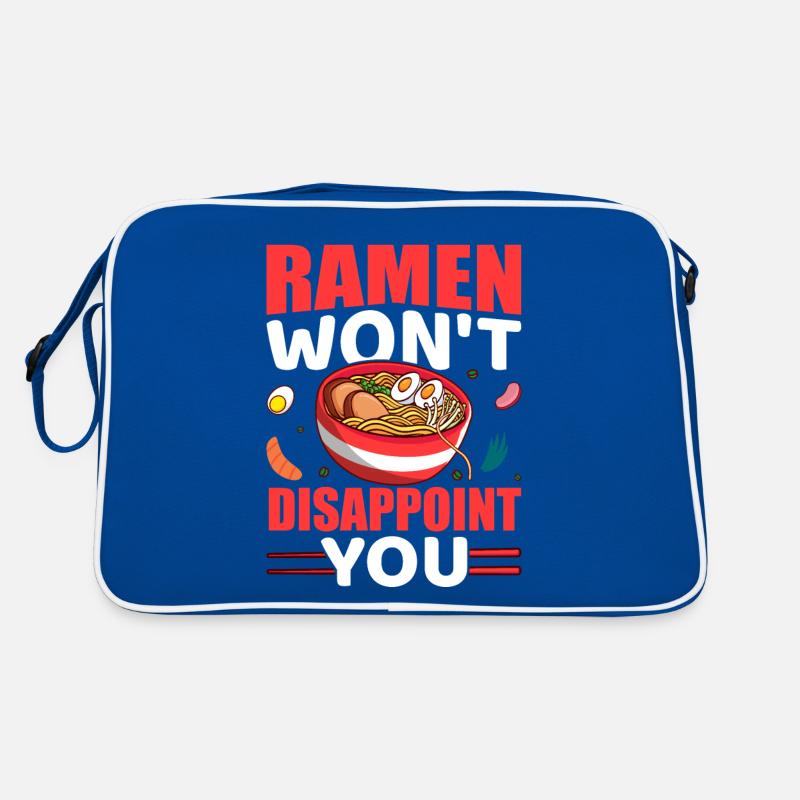 Ramen wird Sie nicht enttäuschen - Ramen-Nudel Retro Tasche