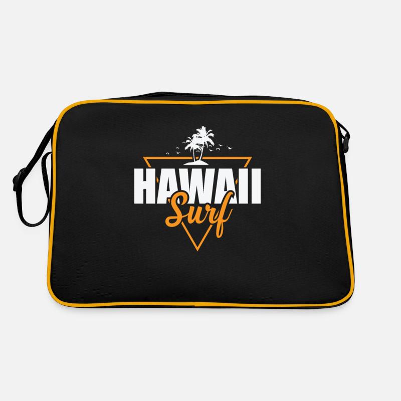 Hawaii Surf USA America State Retro Bag