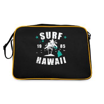 Hawaii Surf 1985 Hawaï États-Unis Amérique - Sac Retro - noir/or - Dos
