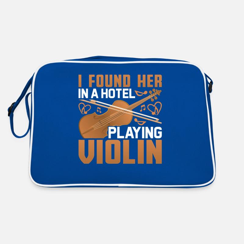 I found her in a hotel when she was playing the violin Retro Bag