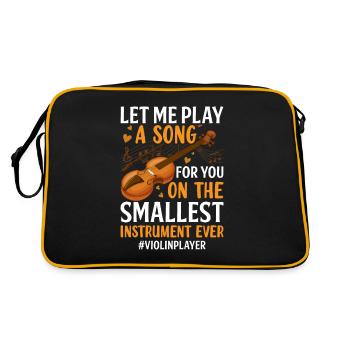 Play a Song for You - Violin - Retro Bag - black/gold - Back
