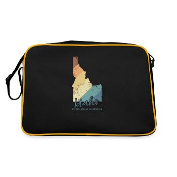 Idaho États-Unis d’Amérique États-Unis - Sac Retro - noir/or - Dos