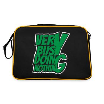 Very Busy Doing Nothing 11 - Retro Bag - black/gold - Back