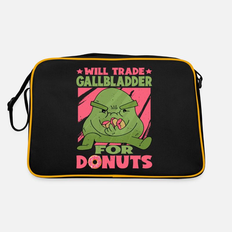 Will Trade Gallbladder For Donuts Retro Tasche