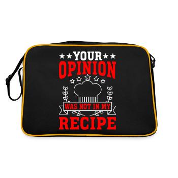 Your opinion was not in my recipe 4 - Retro Bag - black/gold - Back