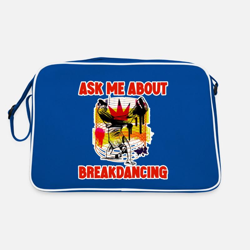 Ask Me About Breakdancing 4 Retro Tasche