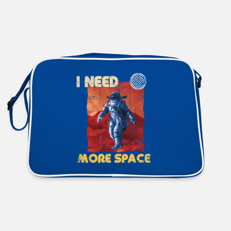 Space Man Astronaut Retro J’ai besoin de plus d’espace drôle Sac Retro