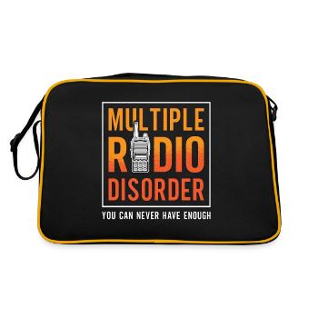 Canal d’antenne de désordre radio multiple de la radio amateur - Sac Retro - noir/or - Dos
