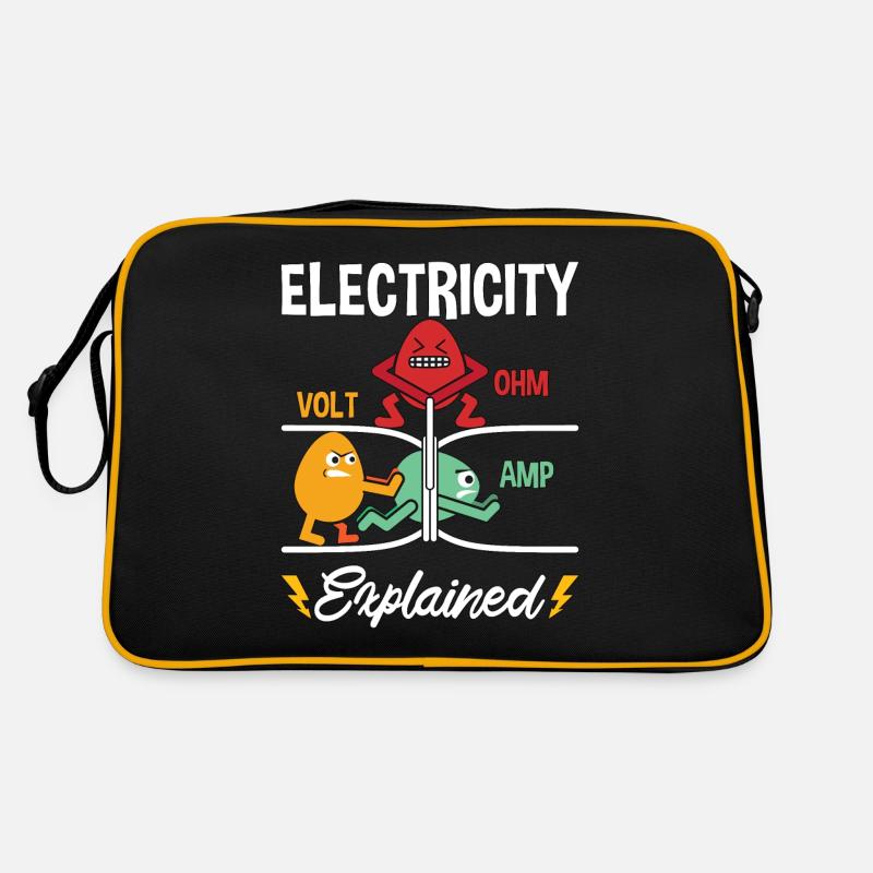 Electronics Repair Electricity Volt Ohm Electrical Retro Bag