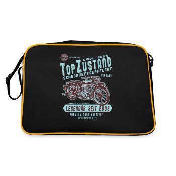 2008 Biker Top condition, legendary, legend, bike, - Retro Bag - black/gold - Back