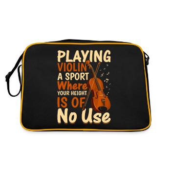 Jouer du violon Un sport où l’on - Violon - Sac Retro - noir/or - Dos