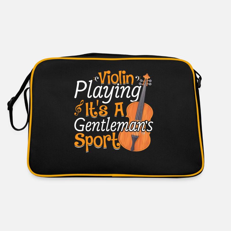 Jouer du violon, c’est un sport de gentleman. Sac Retro