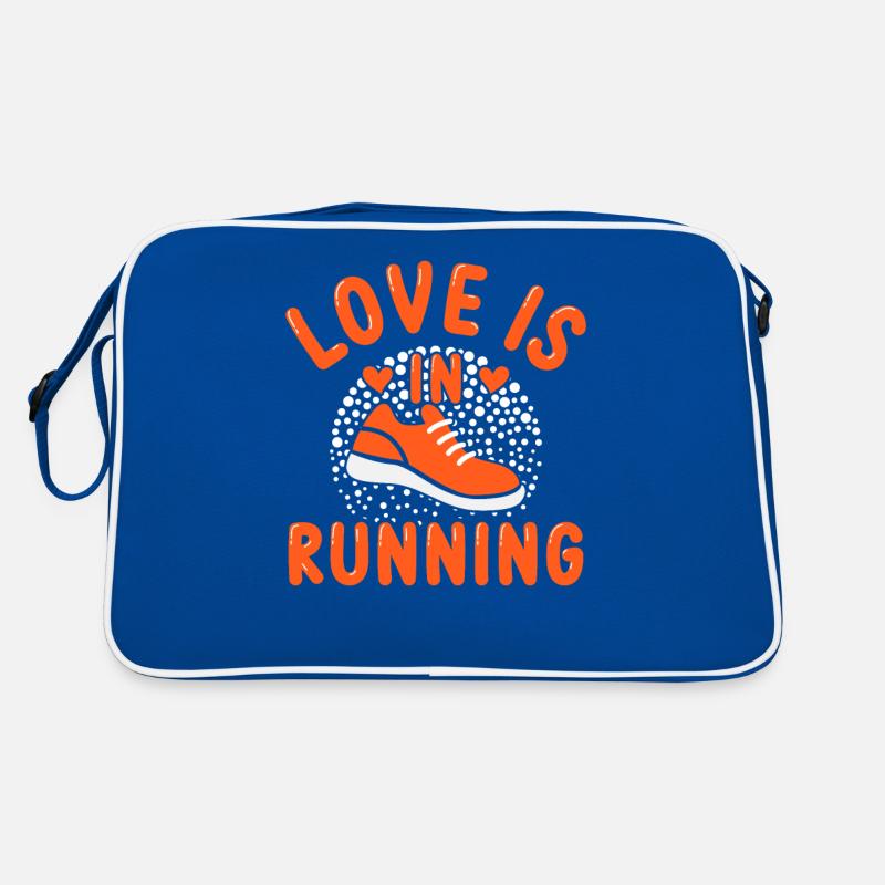 Jogging Saying for Running - Runners Retro Bag