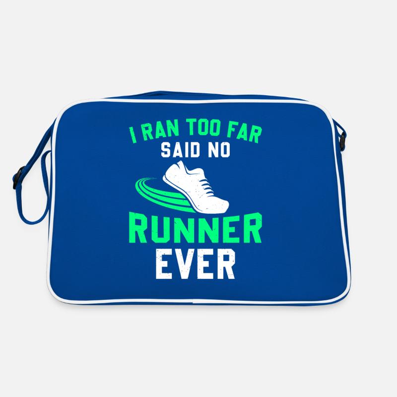 Jogging Saying for Running - Runners Retro Bag
