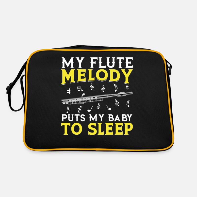 Ma mélodie de flûte fait mon bébé Sac Retro