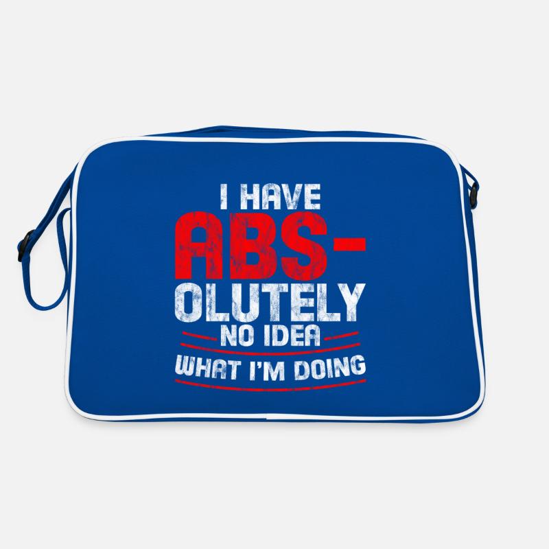 I Have Abs-olutely No Idea What I'm Doing 3 Retro Tasche