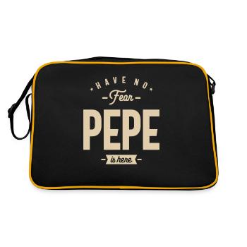Have No Fear Pepe is Here Funny - Retro Bag - black/gold - Back