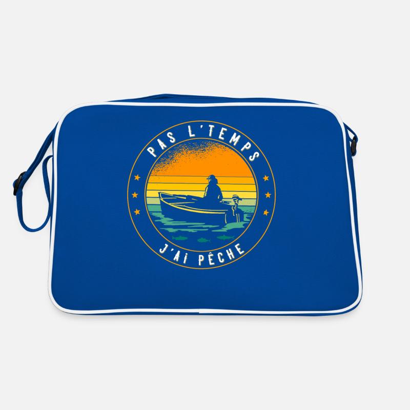 Pas L'Temps J'ai Pêche cadeau pour Hommes Sac Retro