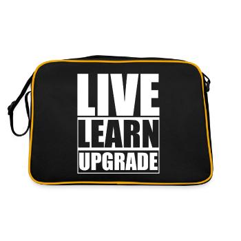 Live Learn Upgrade - Retro Bag - black/gold - Back