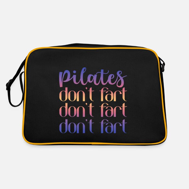 Pilates Ne pète pas Ne pète pas Ne pète pas Sac Retro