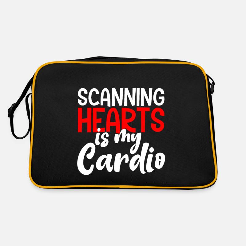 Scanner les cœurs est mon cardio 4 Sac Retro